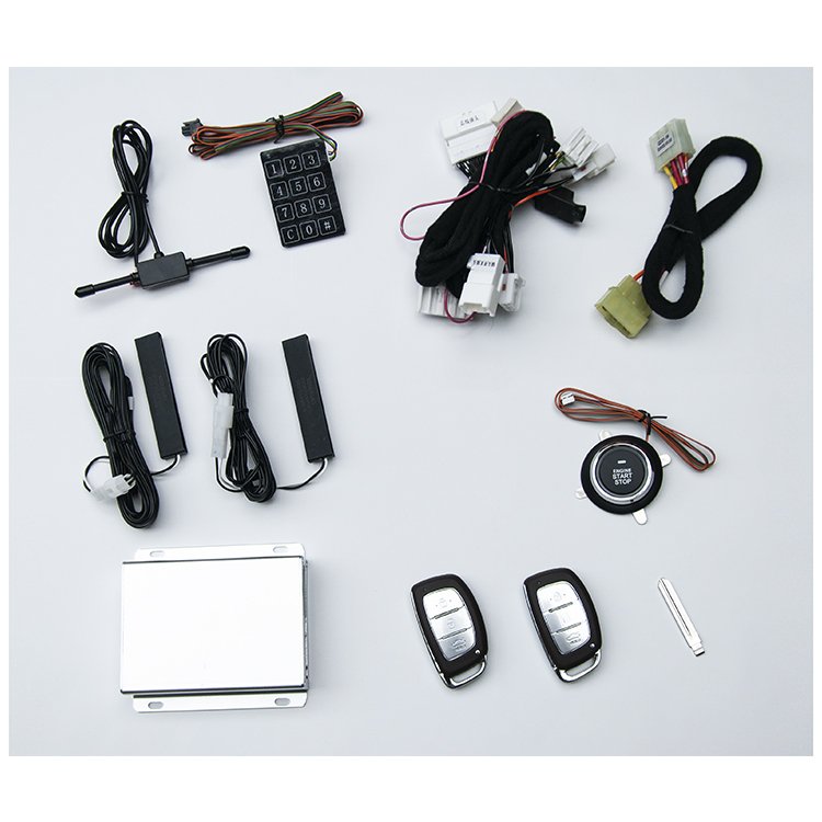 New Product Car Alarm System Security Plug and Play Push Button Start Kit Remote Operation for Hyundai Verna Year 16-19